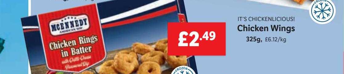 Mcennedy Chicken Wings Offer at Lidl
