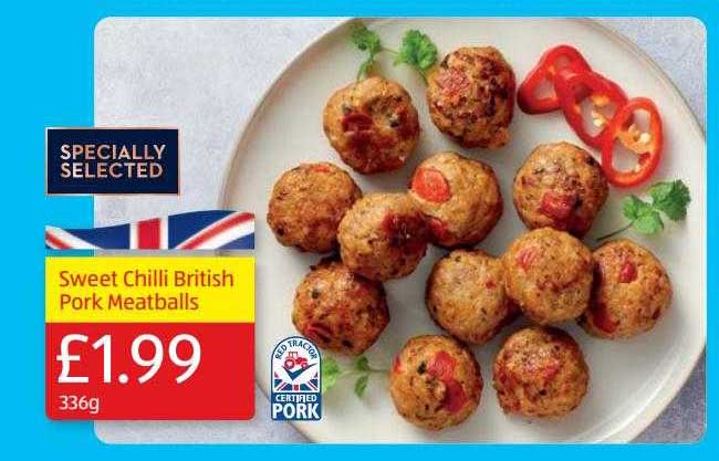 Aldi Sweet Chili British Pork Meatballs