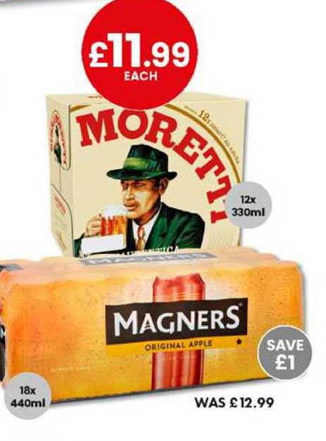 Bargain Booze Magners