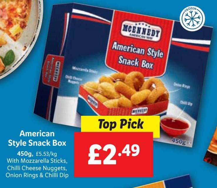 Mcennedy American Style Snack Box Offer at Lidl