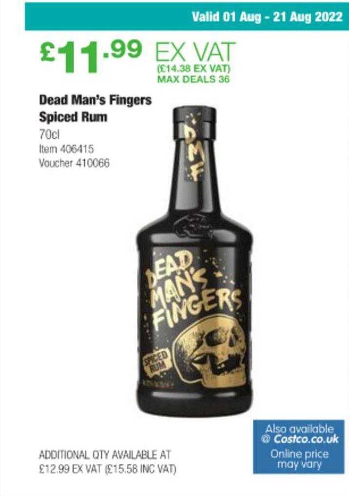 Costco Dead Man's Fingers Spiced Rum