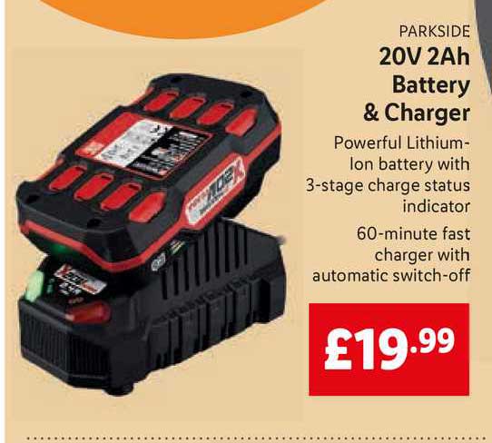 Promo Batterie 20v chez Lidl 