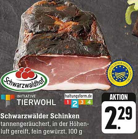Schwarzwalder Schinken Angebot bei E Center - 1Prospekte.de