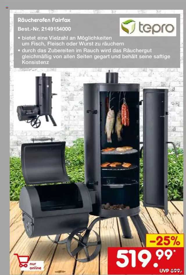 Tepro Räucherofen Fairfax Angebot bei Netto Marken Discount