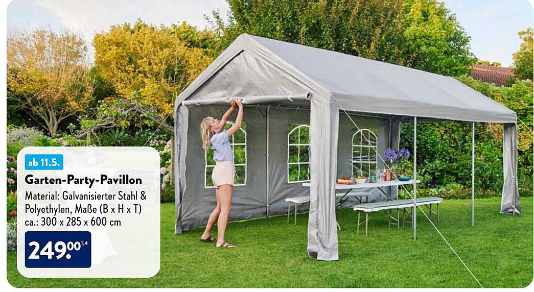 Gartenpartypavillon Angebot bei ALDI Nord 1Prospekte.de