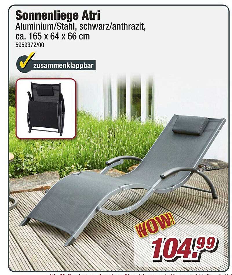 Sonnenliege Atri Angebot bei POCO