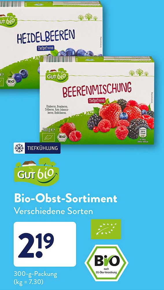 Gut Bioobstsortiment Angebot bei ALDI SÜD 1Prospekte.de