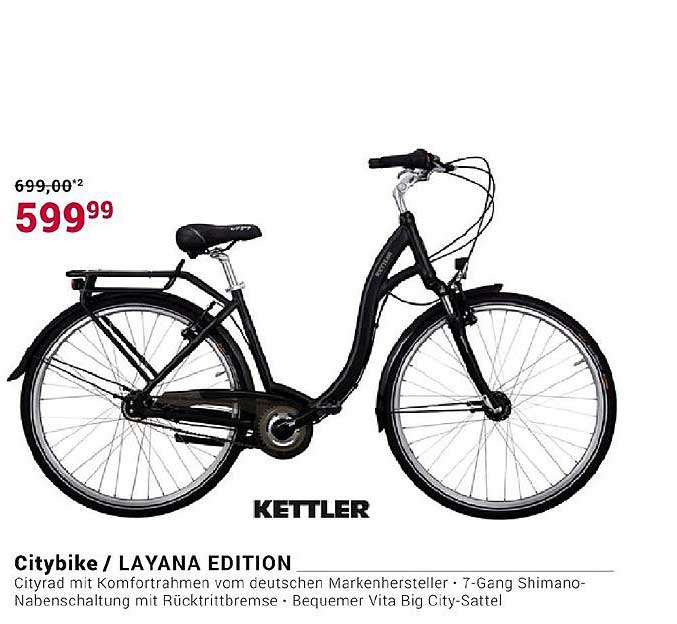 Kettler Citybike Layana Edition Angebot bei Fahrrad XXL