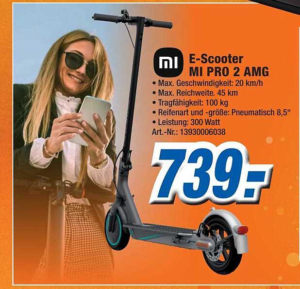 Expert Technomarkt Xiaomi E-scooter Mi Pro 2 Amg