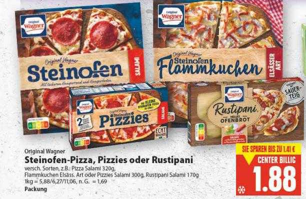 Original Wagner Steinofen pizza Pizzies Oder Rustipani Angebot Bei E Original Wagner Steinofen pizza Pizzies Oder Rustipani Angebot Bei E