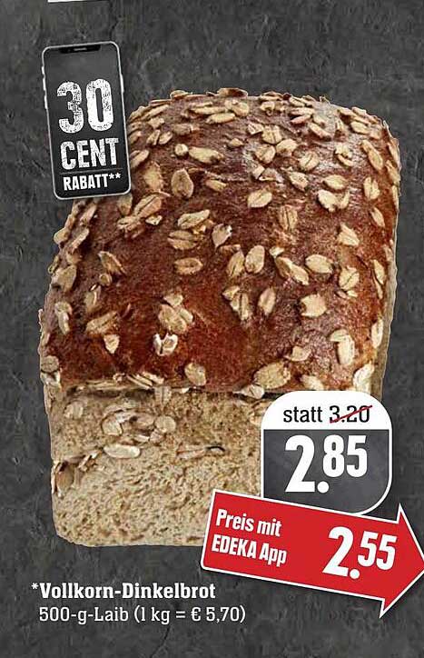 Vollkorn-dinkelbrot Angebot bei EDEKA