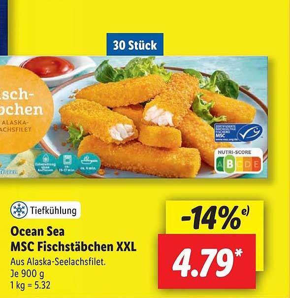 Ocean Sea Msc Fischstäbchen Xxl Angebot bei Lidl | 
