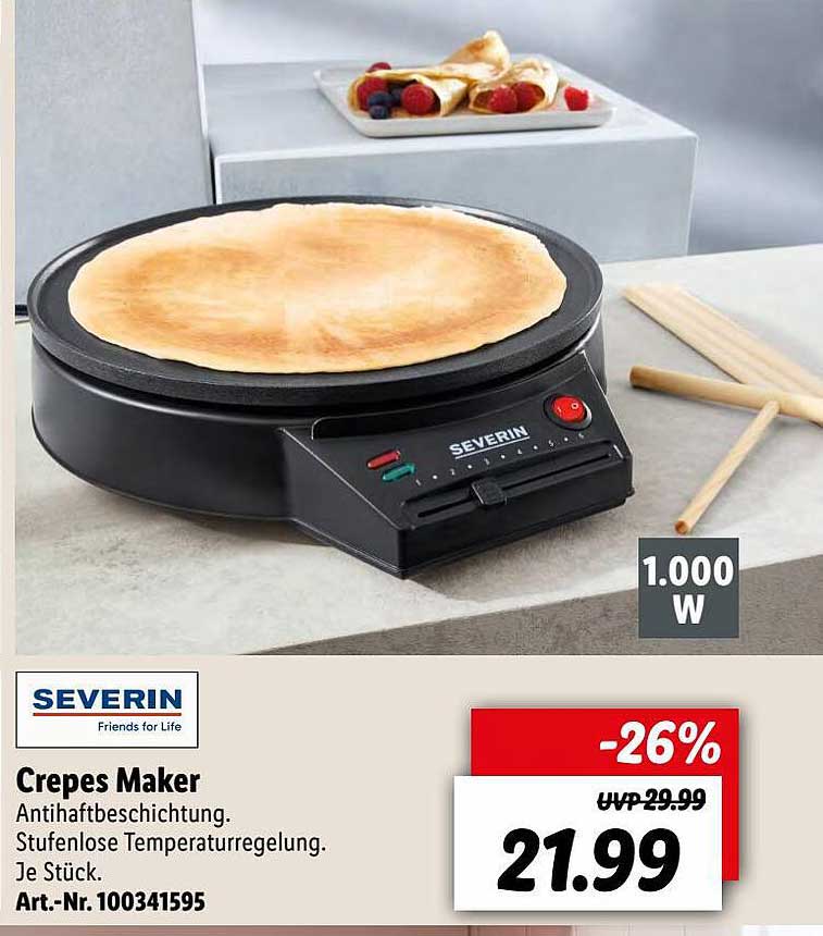 Stilvolle Severin Crpes Maker Bilder