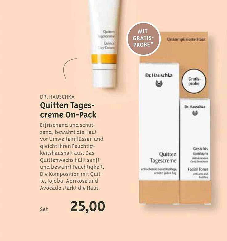 Bio Company Dr. Hauschka Quitten Tagescreme On-pack