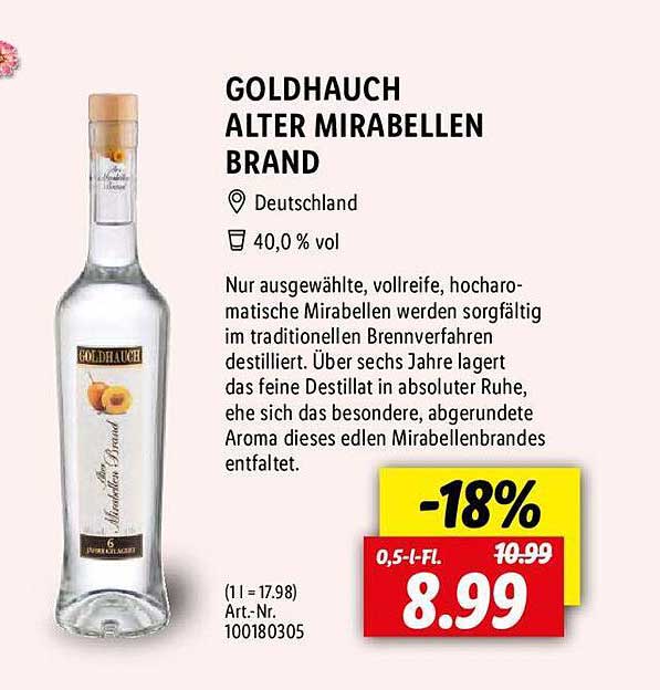 Lidl Goldhauch Alter Mirabellen Brand