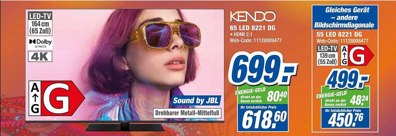 Expert Kendo 65 Led 8221 Dg Led-tv