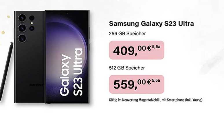 MyExtra Shop Samsung Galaxy S23 Ultra 256 Gb Speicher Oder 512