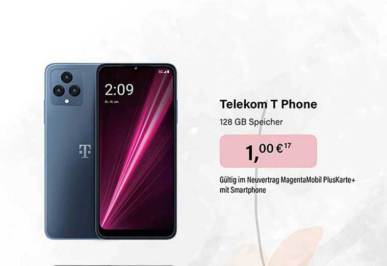 MyExtra Shop Telekom T Phone 128 Gb Speicher