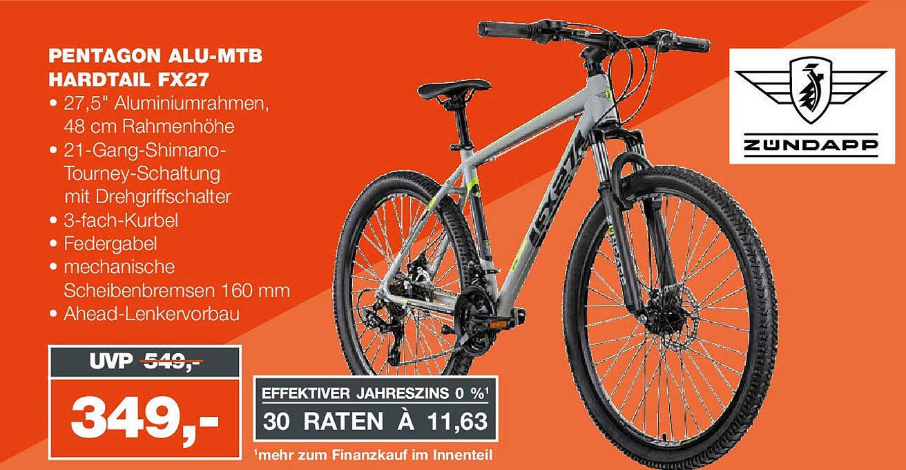 Axess Sandee ATB Herren-Mountainbike | 14-Gang MTB Mit Straßenzulassung