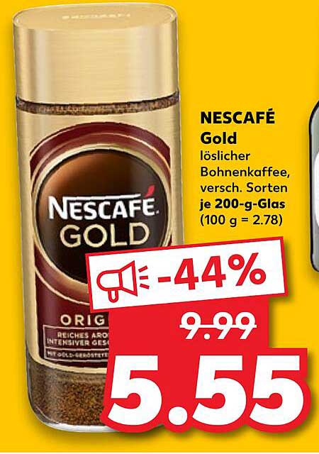 Nescafe Gold Angebot Bei Kaufland
