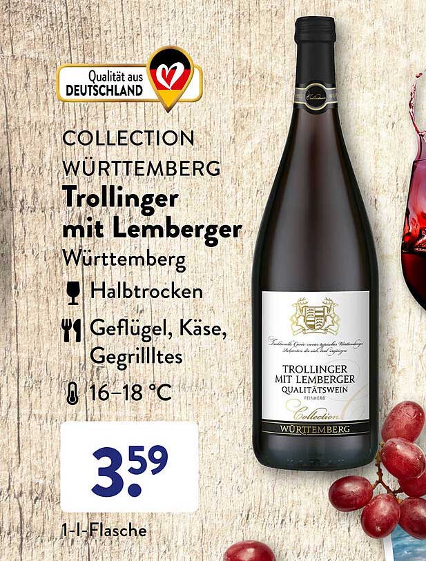 ALDI SÜD Collection Württemberg Trollinger Mit Lemberger
