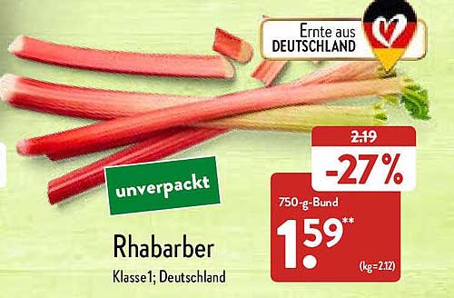 Rhabarber Angebot bei ALDI Nord 1Prospekte.de