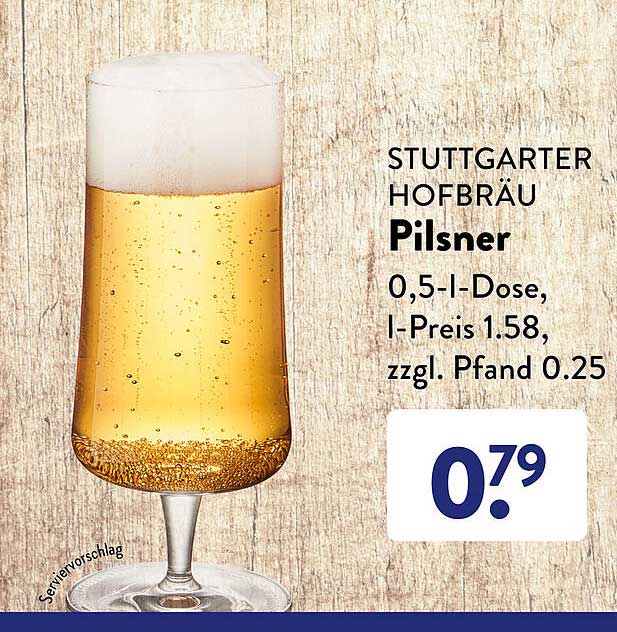 ALDI SÜD Stuttgarter Hofbräu Pilsner