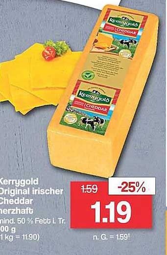 Kerrygold Original Irischer Cheddar Herzhaft Angebot Bei Famila Nordwest 1prospektede 