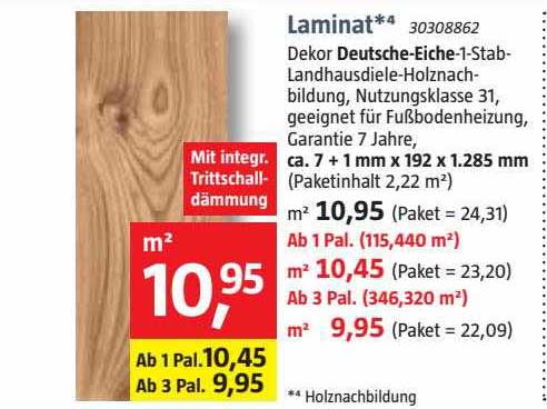 Laminat Angebot bei Bauhaus 1Prospekte.de