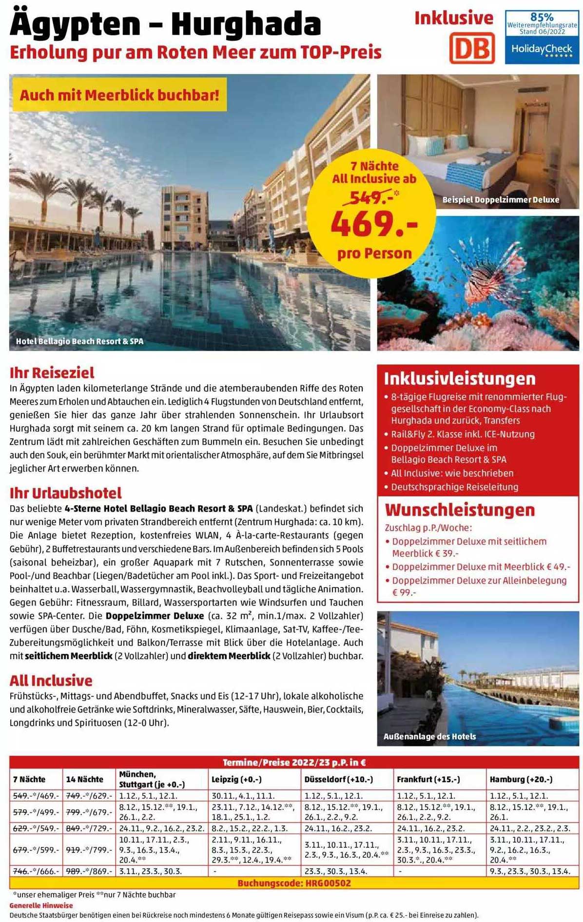 ägypten - Hurghada Angebot bei Penny Reisen