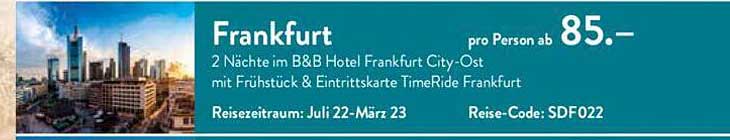 Frankfurt Angebot bei Aldi Nord Reisen 1Prospekte.de