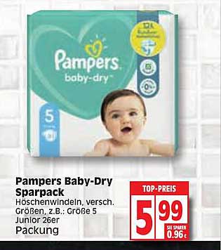 EDEKA Pampers Baby-dry Sparpack
