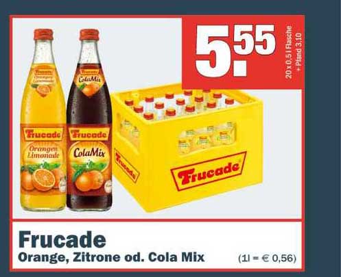 Sobi Getränkemarkt Frucade Orange, Zitrone Oder Cola Mix