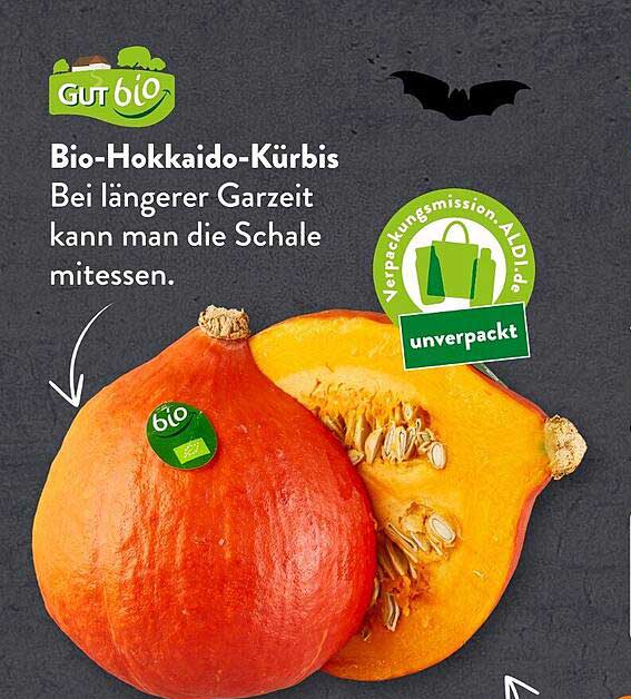 Gut Bio Biohokkaidokürbis Angebot bei ALDI sud
