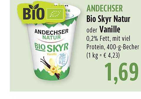 Andechser Natur Bio Skyr Natur Oder Vanille Angebot Bei Bungert