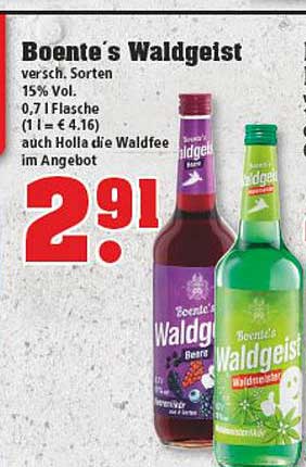 Trinkgut Boente's Waldgeist