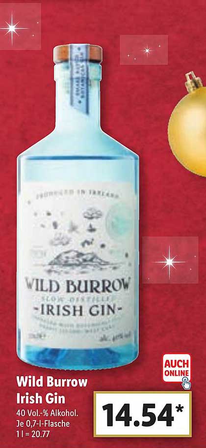 Wild Burrow Irish Gin Angebot bei Lidl
