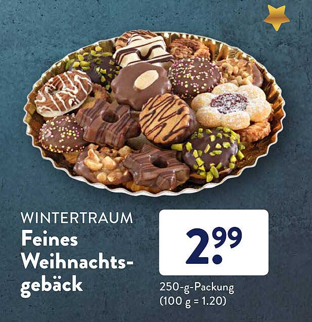 Wintertraum Feines Weihnachtsgebäck Angebot bei ALDI SÜD 1Prospekte.de