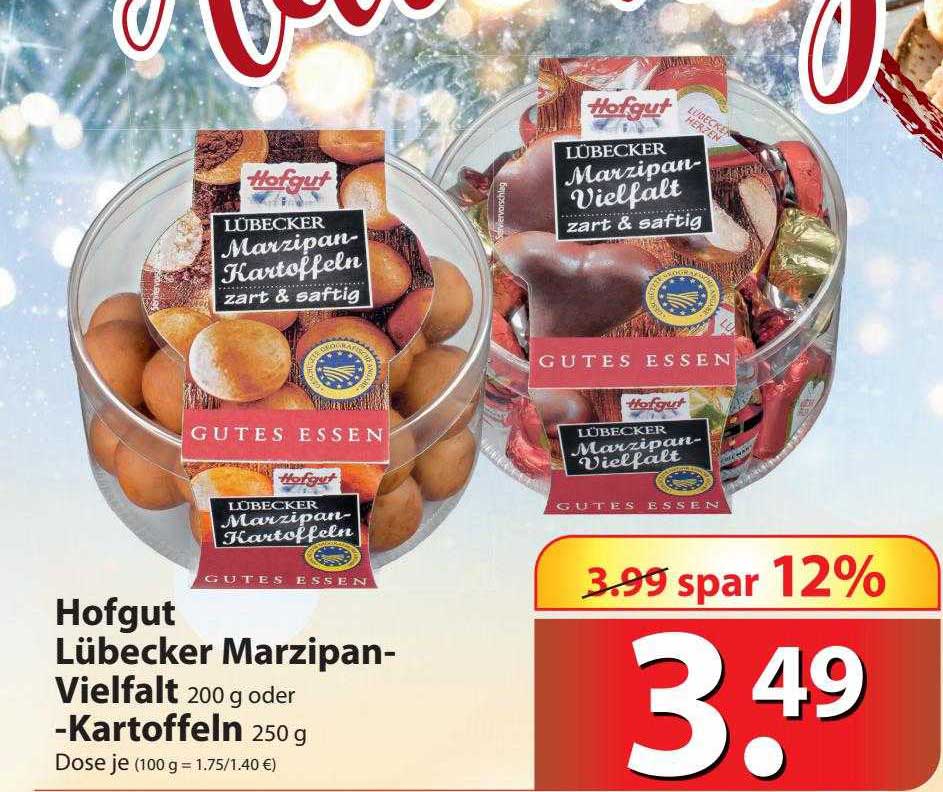 Hofgut Lübecker Marzipan Vielfalt Oder Kartoffeln Angebot bei Famila