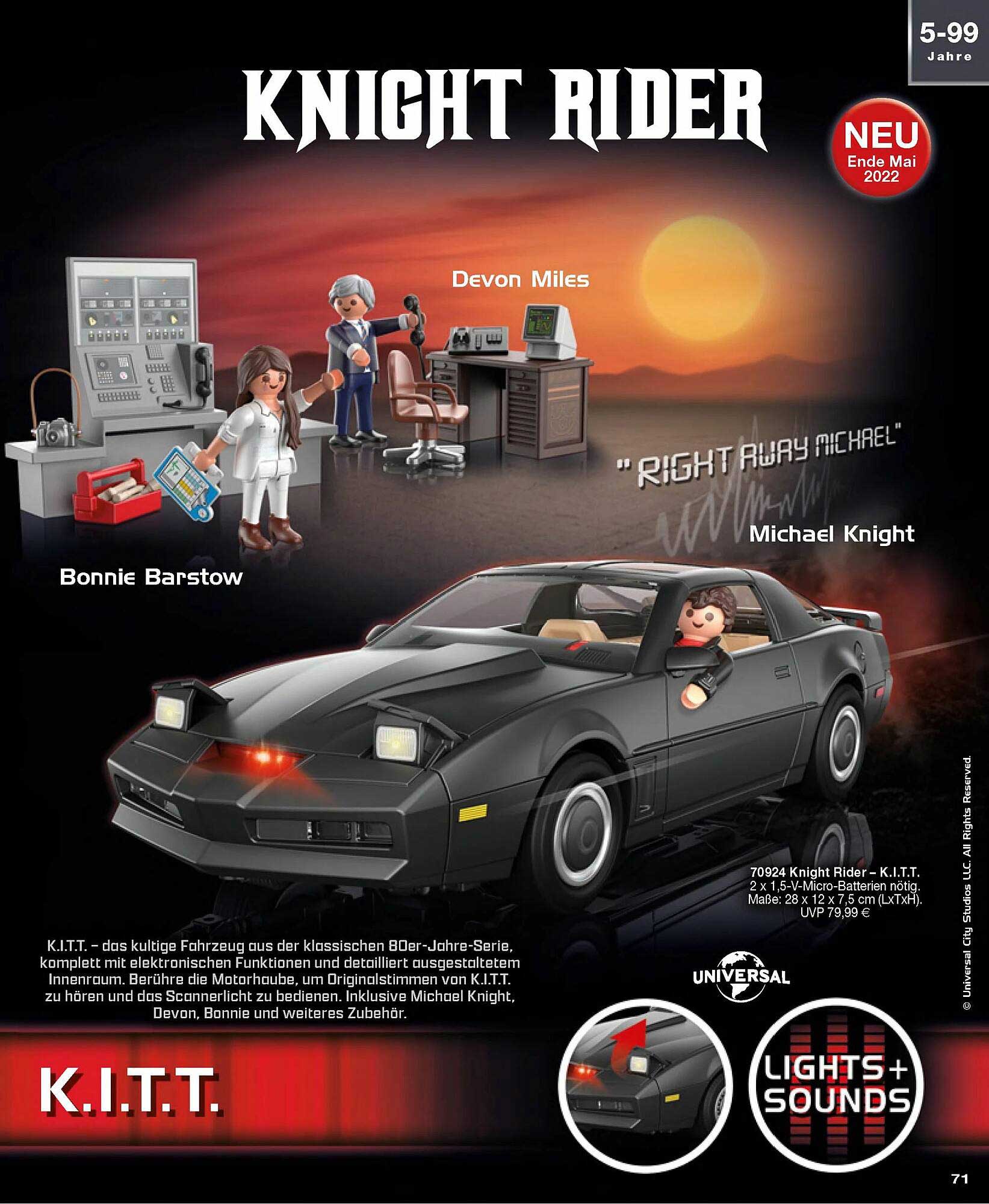 Playmobil 70924 Knight Rider - K.i.t.t.
