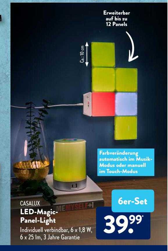 ALDI SÜD Casalux Led-magic-panel-light