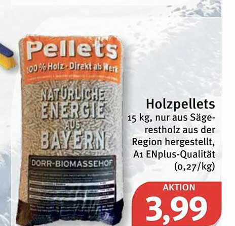 Holzpellets Angebot bei Feneberg - 1Prospekte.de