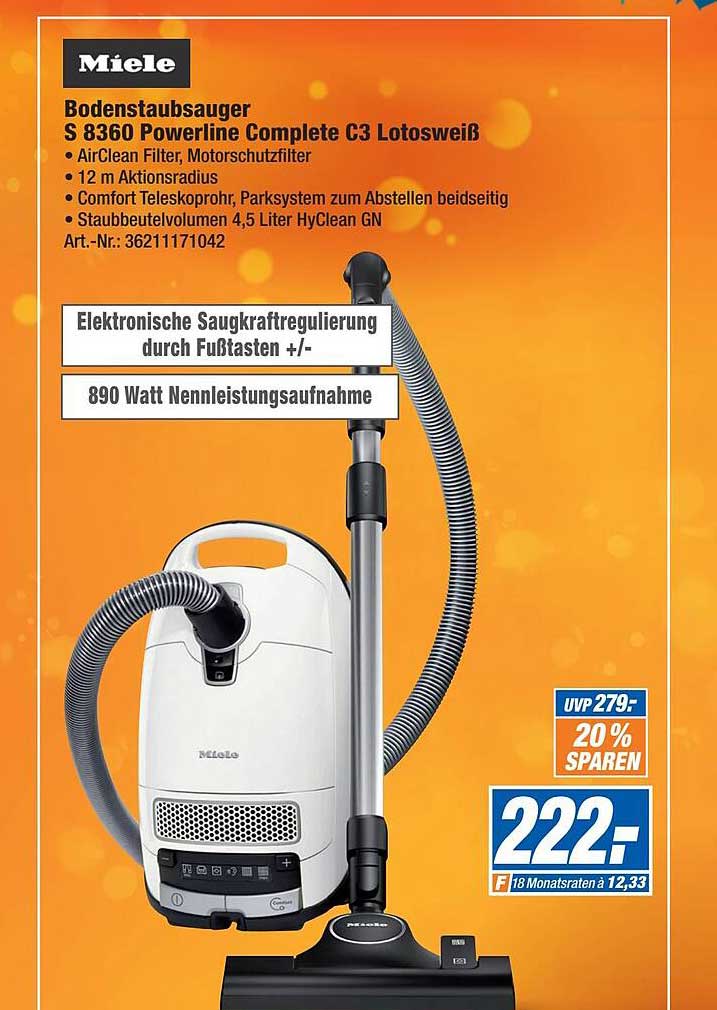 Miele S 8360 Powerline Preisvergleich