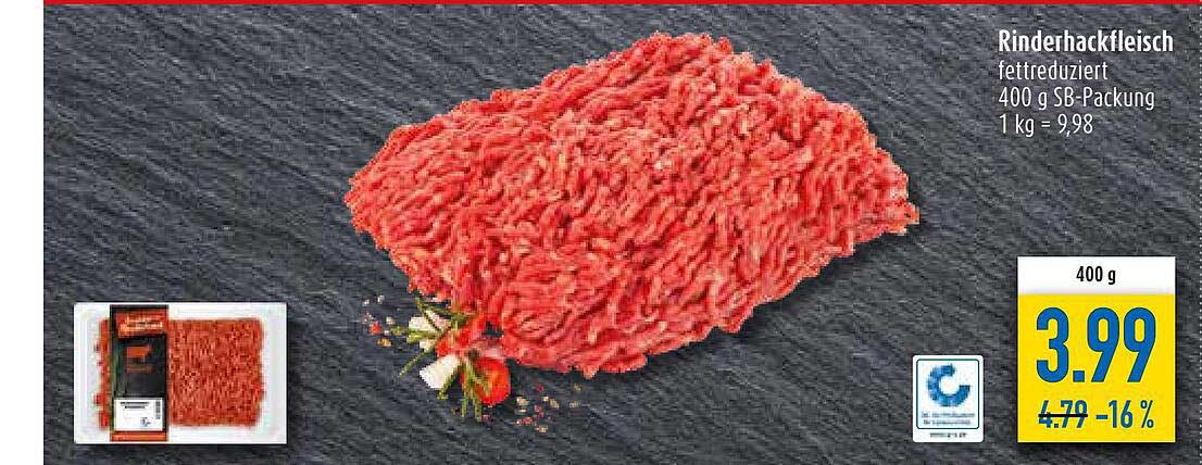 Rinderhackfleisch Angebot bei Diska - 1Prospekte.de