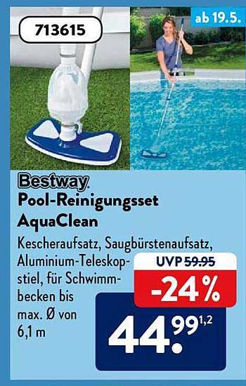ALDI SÜD Bestway Pool-reinigungsset Aquaclean