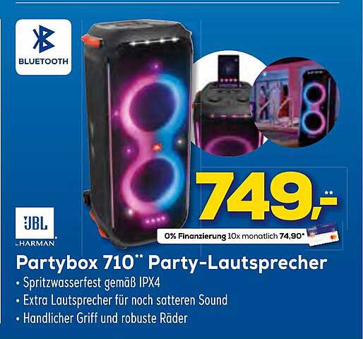 Jbl partybox 710 аккумулятор