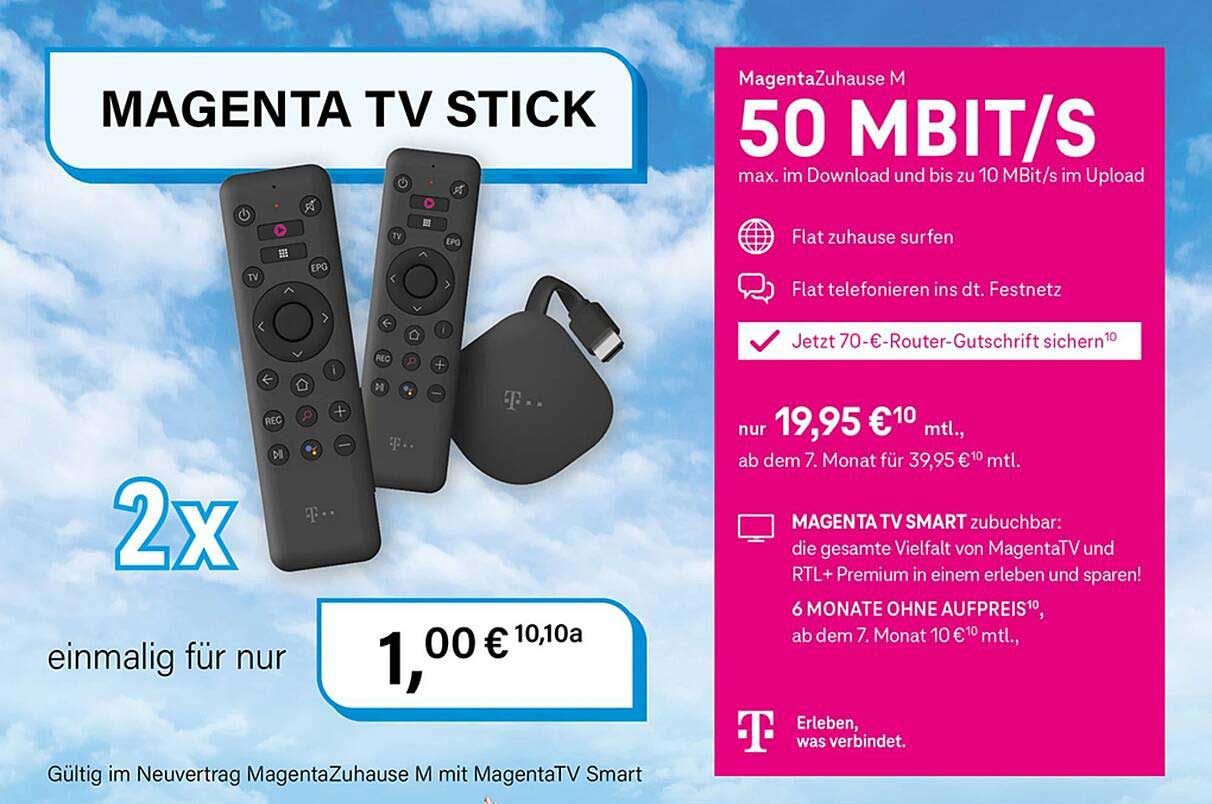 Magenta Tv Stick Angebot bei MyExtra Shop 1Prospekte.de