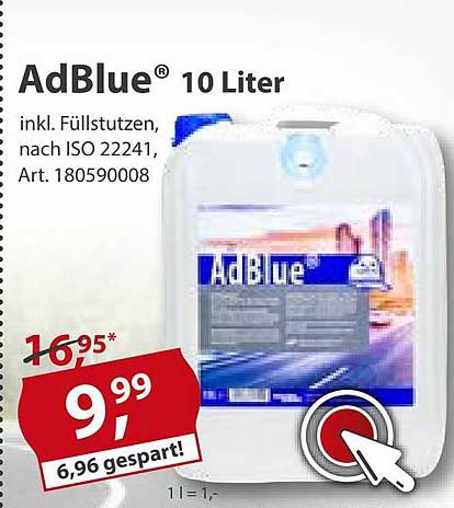 Sonderpreis Baumarkt Adblue 10 Liter