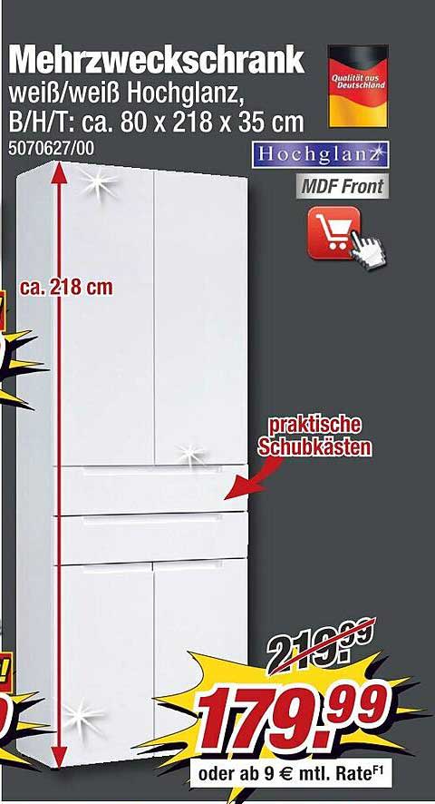 Mehrzweckschrank Angebot bei POCO 1Prospekte.de