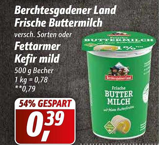 Simmel Berchtesgadener Land Frische Buttermilch